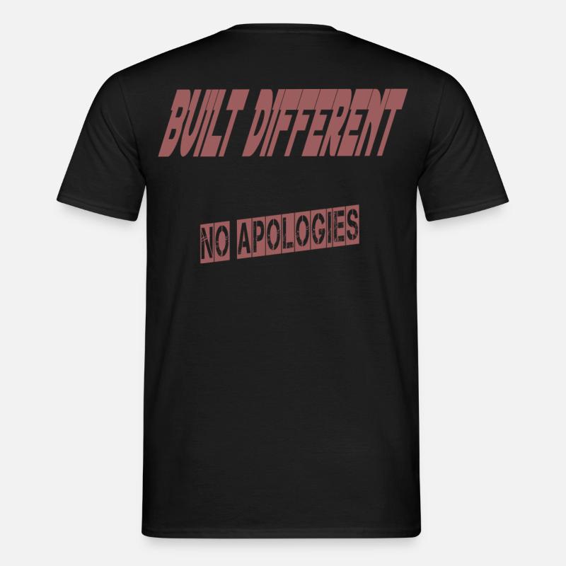 Construit différemment – Aucune excuse | Sweat à capuche unisexe - T-shirt homme - noir