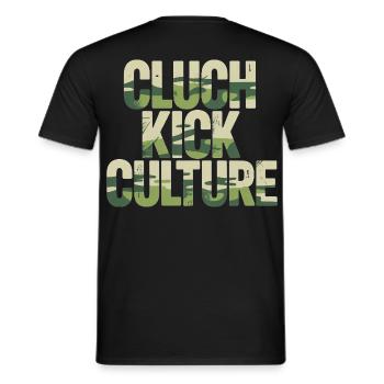 Clutch Kick Shirt for JDM Drift Fans - Men's T-Shirt - black - Back - AI Model Male 178 light (178cm)