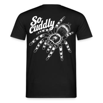 Tarantulas Love - Men's T-Shirt - black - Back - AI Model Male 178 light (178cm)