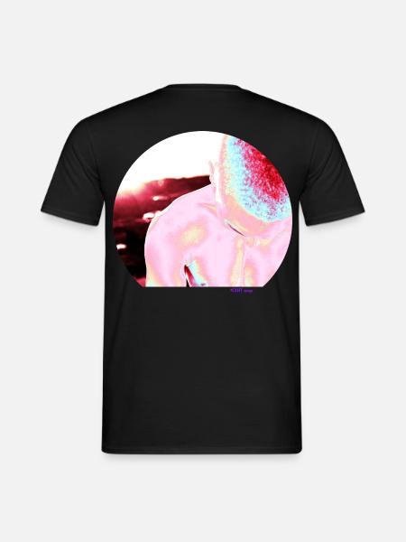 Regenbogen - Männer T-Shirt - Schwarz