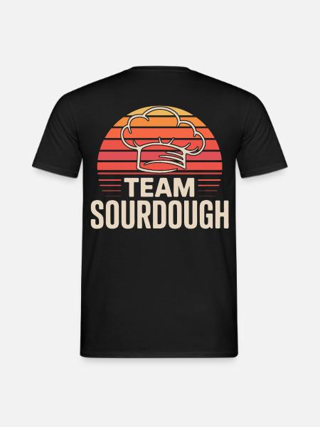 Sauerteig Liebe - Männer T-Shirt - Schwarz