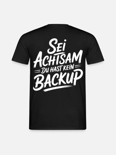 Lebe Dein Leben - Männer T-Shirt - Schwarz
