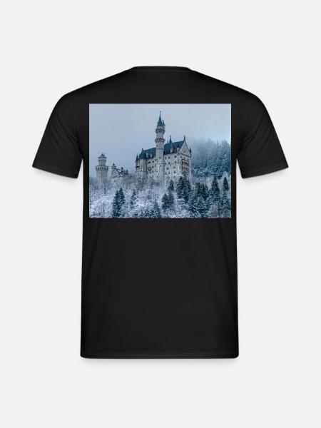 Schloss - Männer T-Shirt - Schwarz