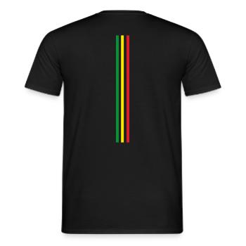 974 ker kreol fieret cult 1 - T-shirt homme - noir - Dos - AI Model Male 178 light (178cm)