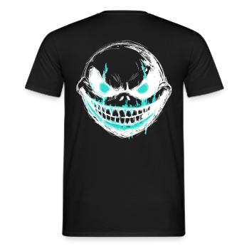 Attention vif - créature monstre - T-shirt homme - noir - Dos - AI Model Male 178 light (178cm)
