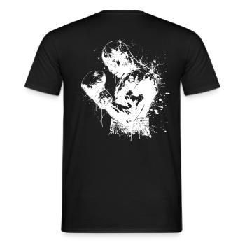Boxe Arts martiaux Boxer Boxe Combat Knock Out - T-shirt homme - noir - Dos - AI Model Male 178 light (178cm)