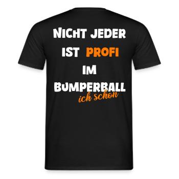 Bumperball Professional Bubble Ball Sport - Men's T-Shirt - black - Back - AI Model Male 178 light (178cm)