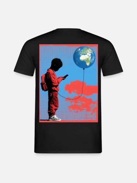 THE WORLD WE LEFT BEHIND - Männer T-Shirt - Schwarz