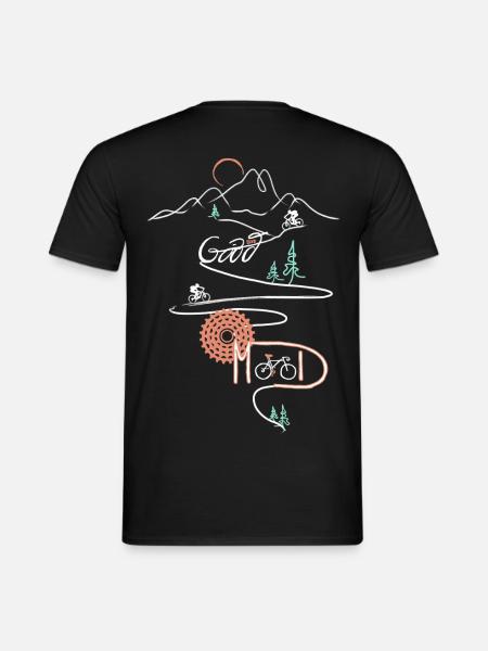 GoodMoodBike - Männer T-Shirt - Schwarz