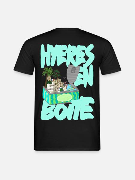 Hyeres en Boite - T-shirt homme - noir