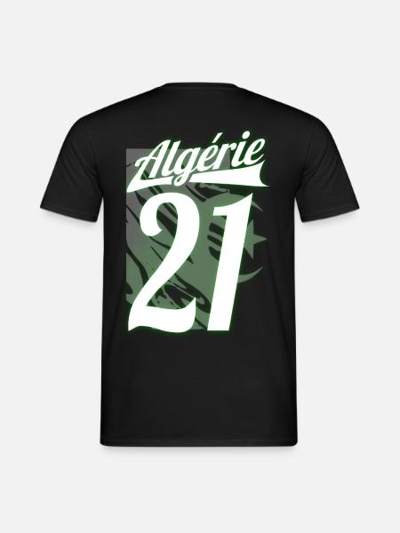 algérie Drapeau - T-shirt homme - noir