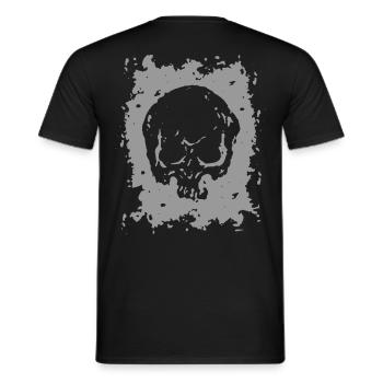 2reborn Skull Head Totenkopf Tot Died Freidhof - Männer T-Shirt - Schwarz - Hinten - AI Model Male 178 light (178cm)