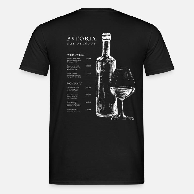 Astoria - Männer T-Shirt - Schwarz