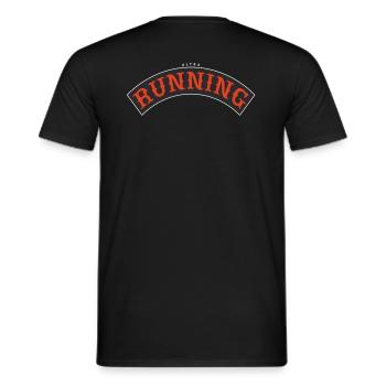 Ultra en cours d’exécution - T-shirt homme - noir - Dos - AI Model Male 178 light (178cm)