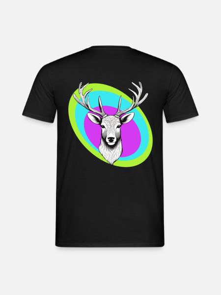 Renne - T-shirt homme - noir