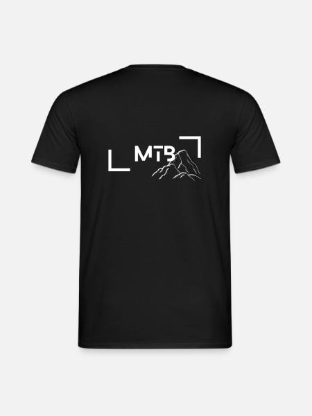 Mountainbiker MTB Geschenkidee Fahrrad DH Enduro - Männer T-Shirt - Schwarz