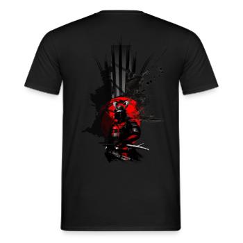 The Way of the Samurai - Men's T-Shirt - black - Back - AI Model Male 178 light (178cm)