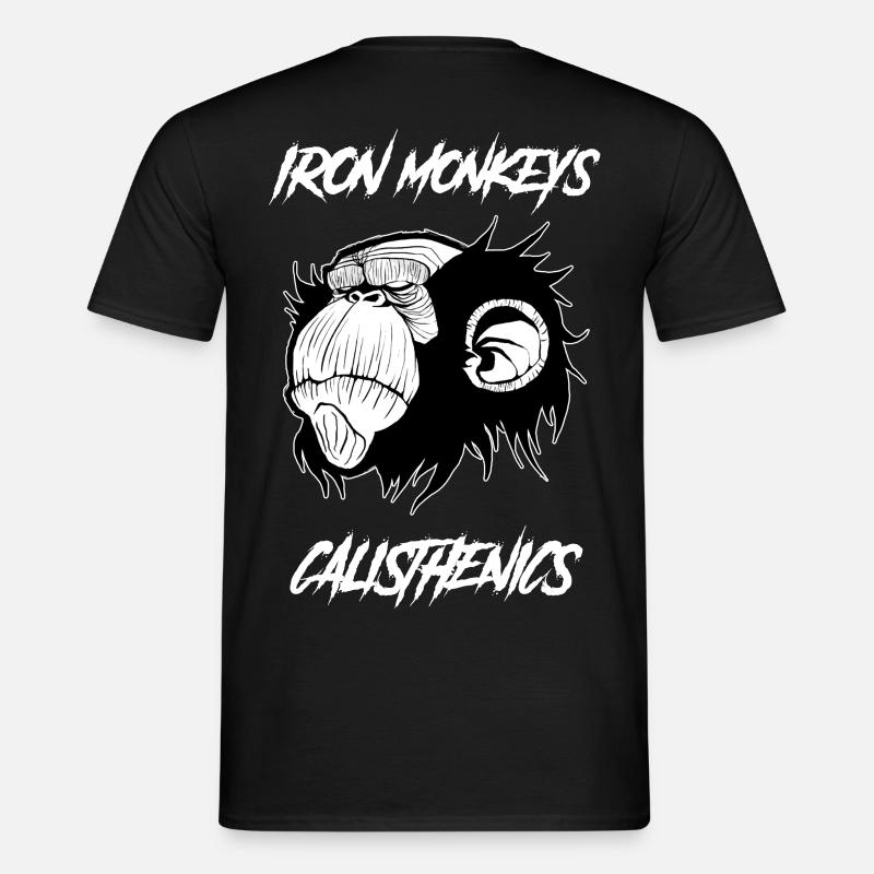 IRON MONKEYS CALISTHENICS - Männer T-Shirt - Schwarz