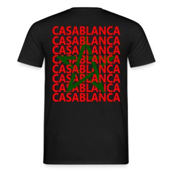 CASABLANCA - T-shirt homme - noir - Dos - AI Model Male 178 light (178cm)