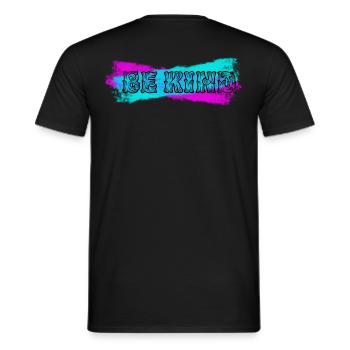 BE KIND - Männer T-Shirt - Schwarz - Hinten - AI Model Male 178 light (178cm)