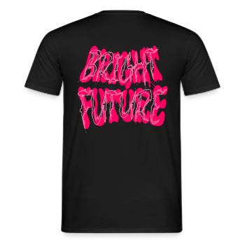 Bright future - Men's T-Shirt - black - Back - AI Model Male 178 light (178cm)