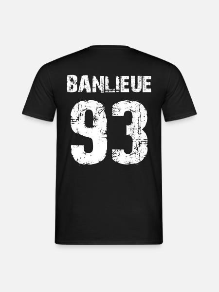 banlieue 93 - Men's T-Shirt - black