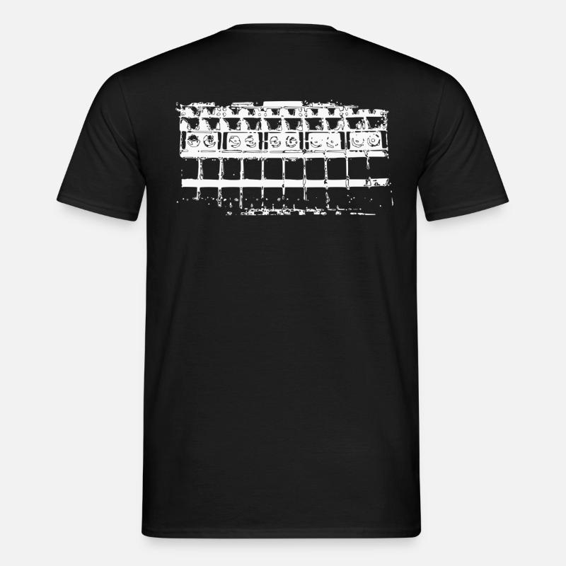 Système de son - T-shirt homme - noir