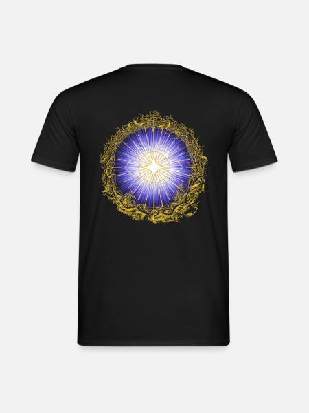 Design mit Auge - Männer T-Shirt - Schwarz