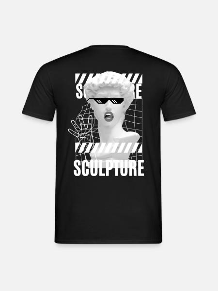 Statue - Männer T-Shirt - Schwarz