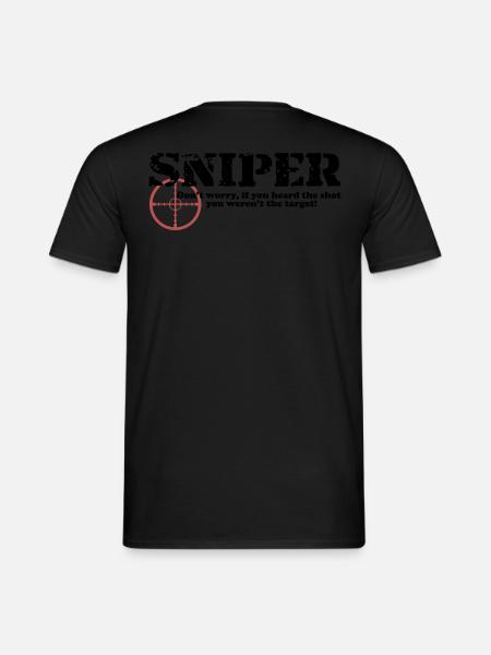 Sniper Hear - Men's T-Shirt - black