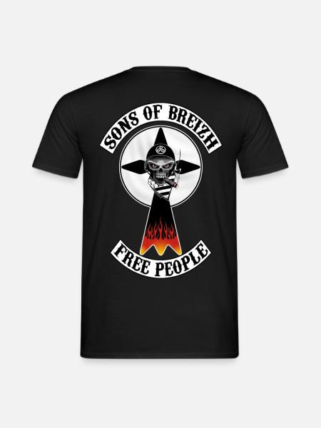 sons of breizh brittany - Men's T-Shirt - black