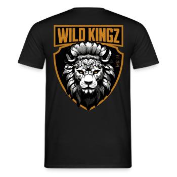 Lion - T-shirt homme - noir - Dos - AI Model Male 178 light (178cm)