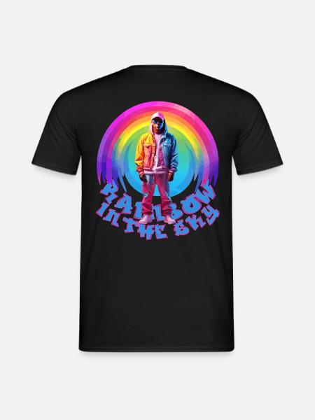 Rainbow - Men's T-Shirt - black