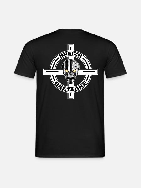 Breizh celtic cross - T-shirt homme - noir