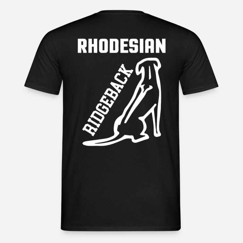 Rhodesian Ridgeback - Männer T-Shirt - Schwarz