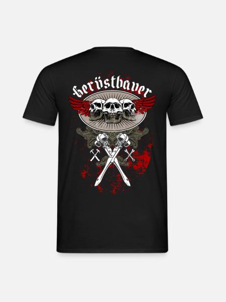 Gerüstbauer Shirt bedruckt in top Markenqualität - Männer T-Shirt - Schwarz