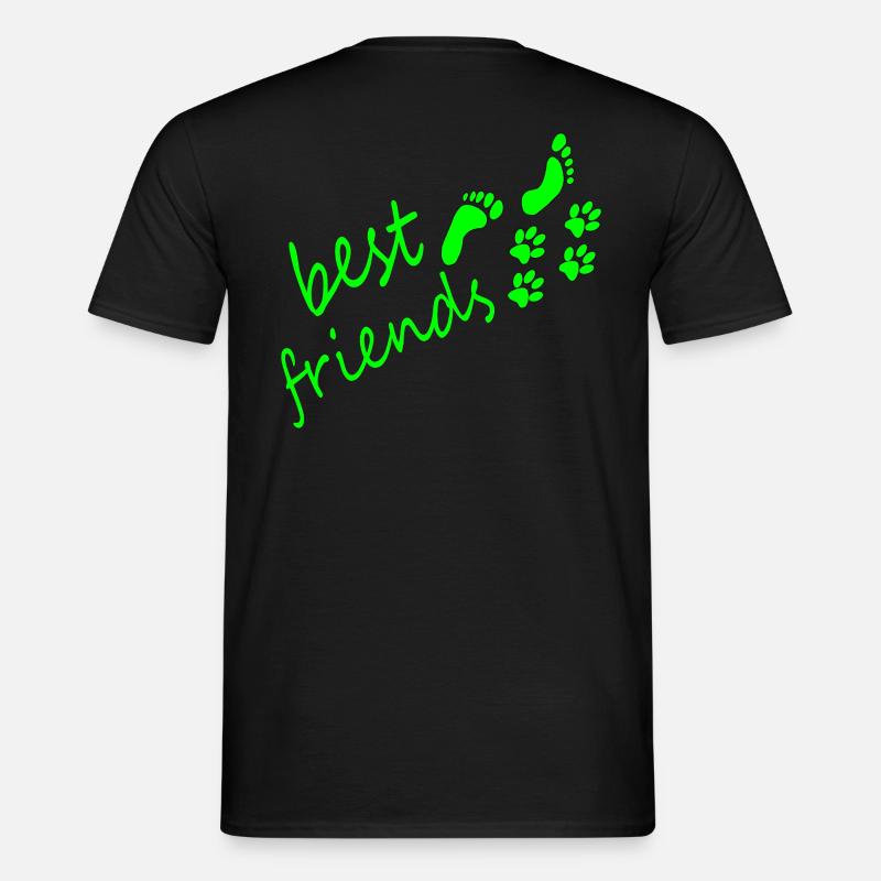 beste Freunde - Best Freinds - Männer T-Shirt - Schwarz