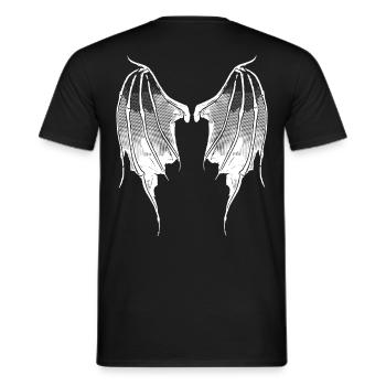 2reborn Devilwings Devil Wings Devil Demon - Men's T-Shirt - black - Back - AI Model Male 178 light (178cm)