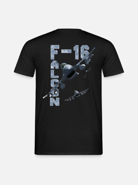 F16 FALCON - 2012 - Men's T-Shirt - black