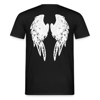 2reborn Angelwings Ange Aile Ange Devil wh II - T-shirt homme - noir - Dos - AI Model Male 178 light (178cm)