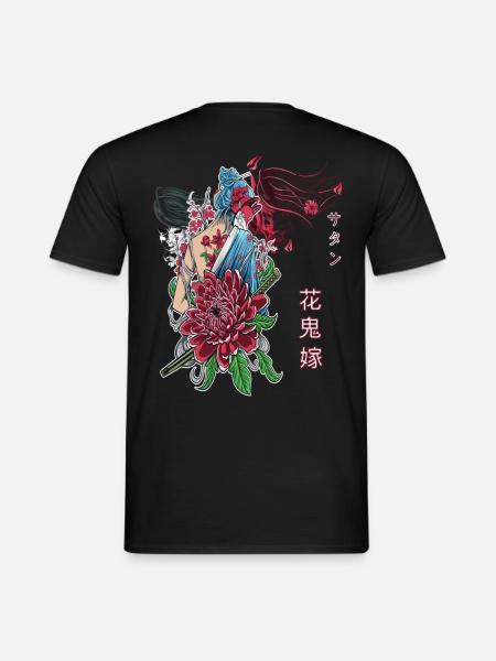 Dämonenbraut, Oni hanayome, Satan, Dämon - Männer T-Shirt - Schwarz