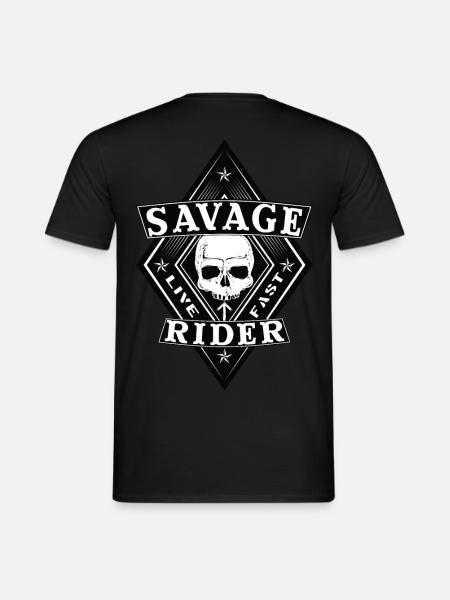 Savage Rider - Männer T-Shirt - Schwarz