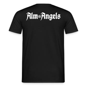 Alm Angel Line - Männer T-Shirt - Schwarz - Hinten - AI Model Male 178 light (178cm)