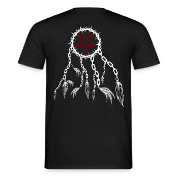 Pentagram Alb Dream Catcher - Men's T-Shirt - black - Back - AI Model Male 178 light (178cm)