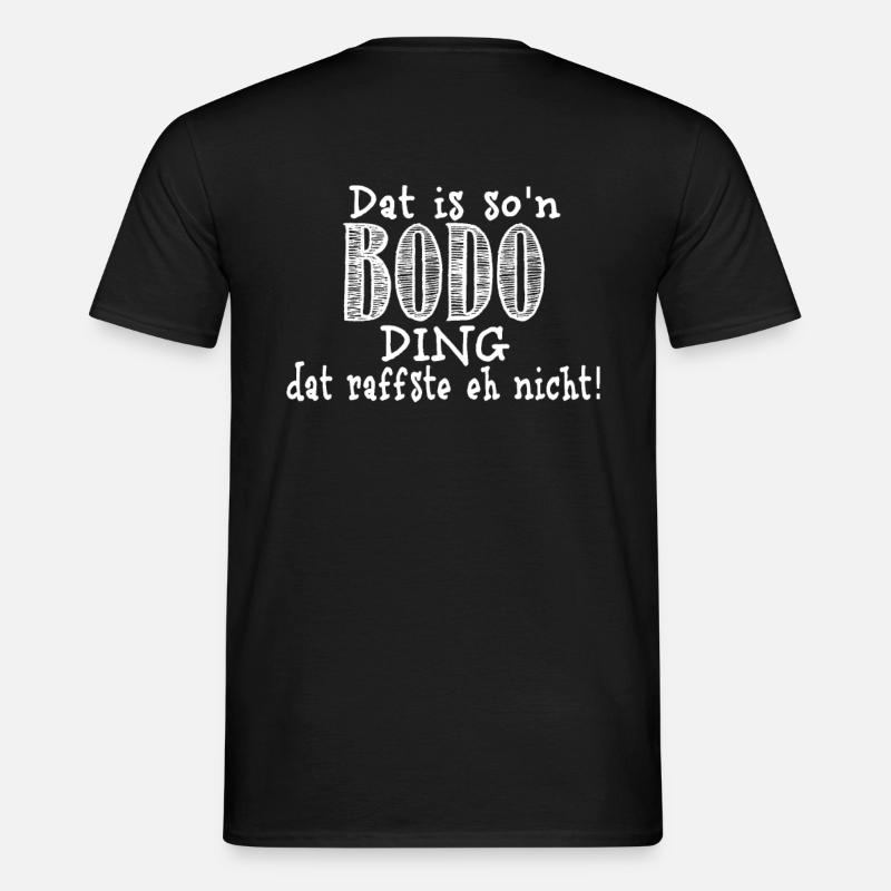 Bodo - Männer T-Shirt - Schwarz