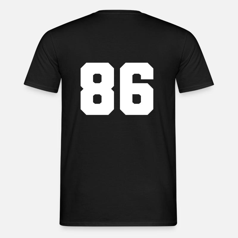 Team 86 - Männer T-Shirt - Schwarz