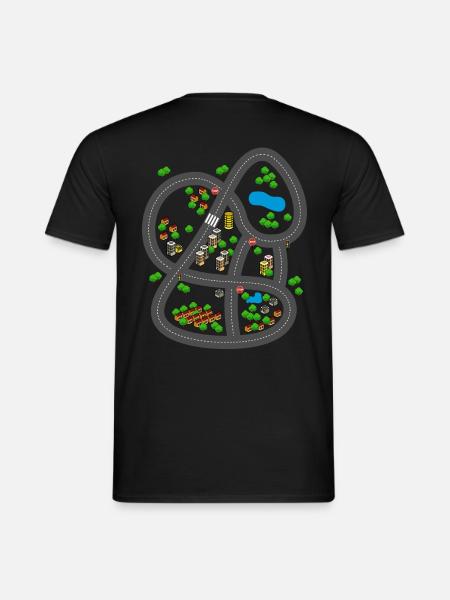 Play street - shirt - massage included - Men's T-Shirt - black
