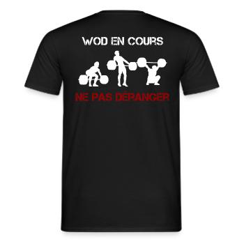 T-shirt OQP Blanc - dos - T-shirt homme - noir - Dos - AI Model Male 178 light (178cm)