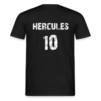 Hercules - Männer T-Shirt - Schwarz - Hinten - AI Model Male 178 light (178cm)