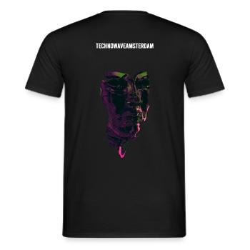 NO1 - Men's T-Shirt - black - Back - AI Model Male 178 light (178cm)